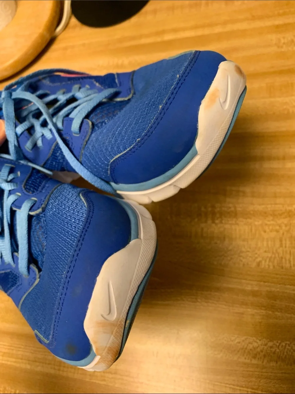 Women’s Nike Flex Experience RN 3 Blue Running Sneakers with Pink Swoosh